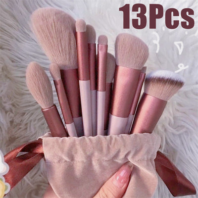 13-Piece Makeup Brush Set - Beauty Tool