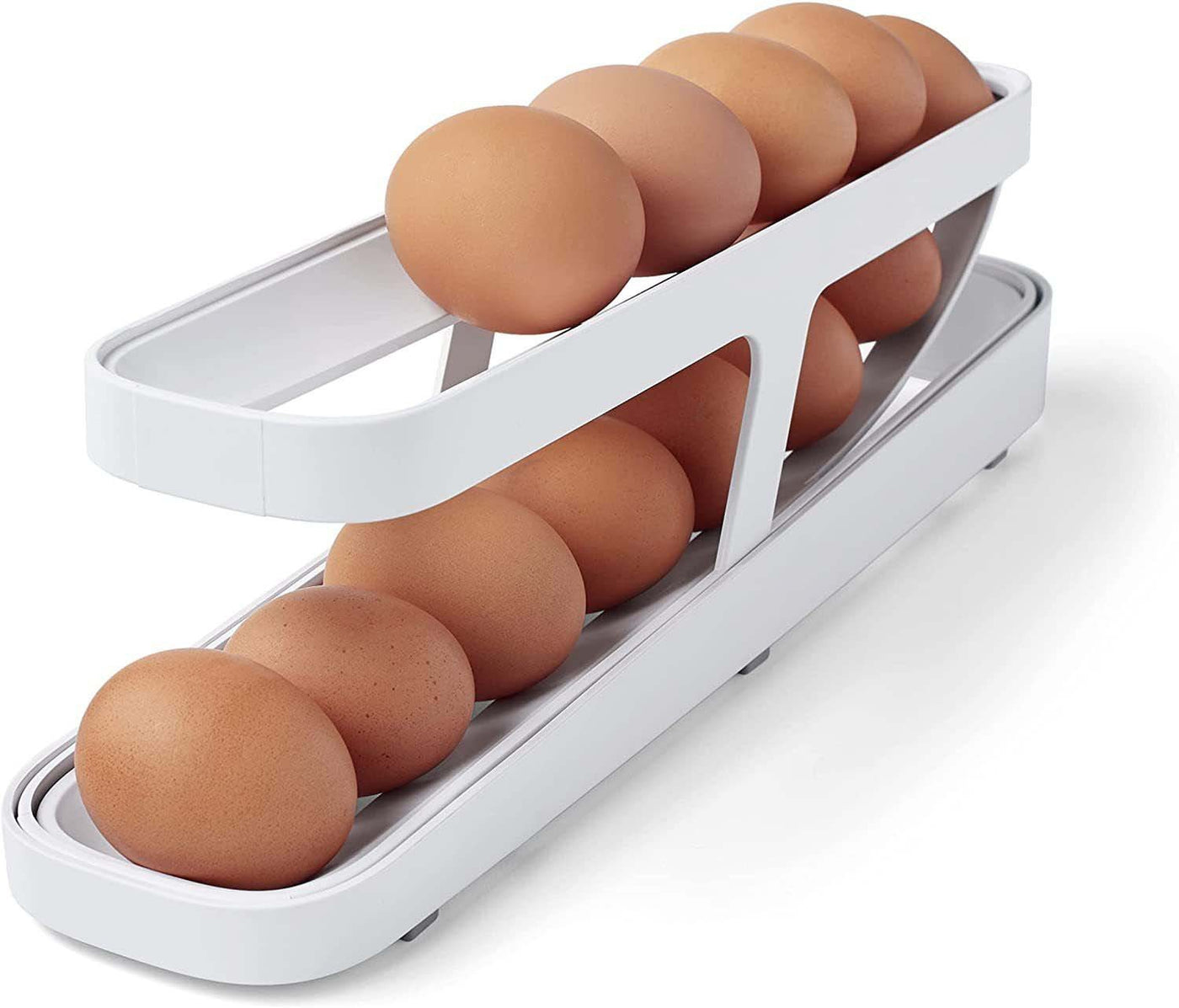 Automatic Egg Scrolling Storage Rack