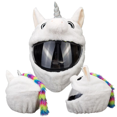 Cartoon Plush Helmet Protection Headgear