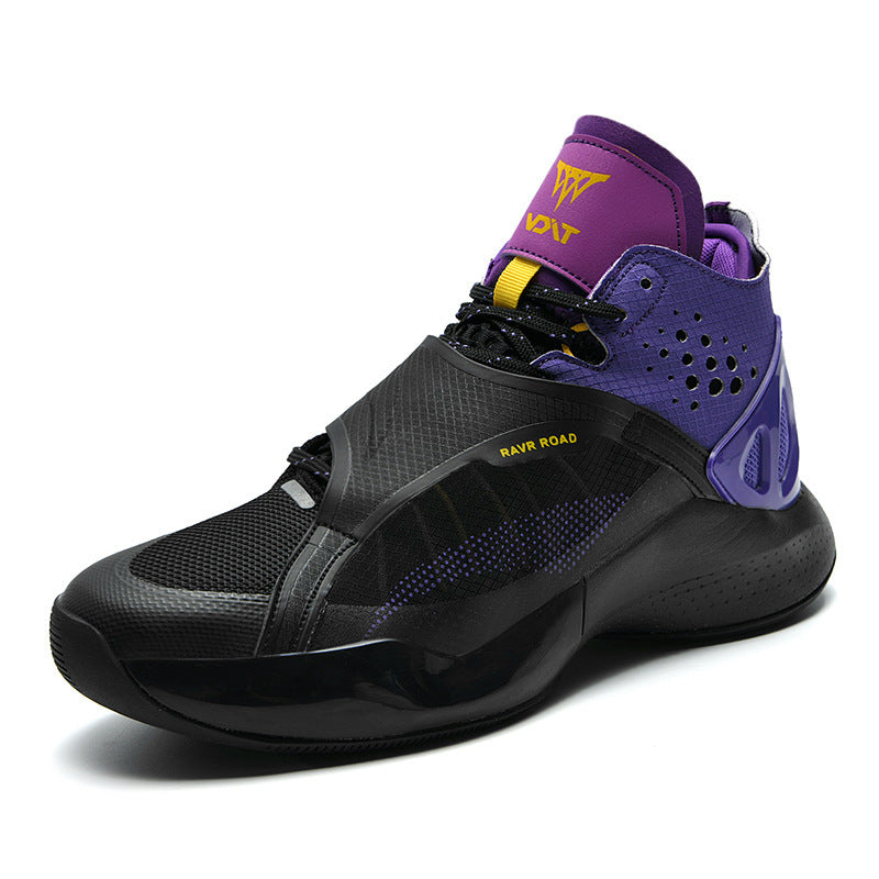 High-Top Velcro Basketball Shoes for Men