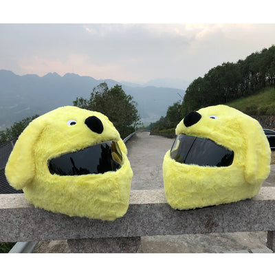 Cartoon Plush Helmet Protection Headgear