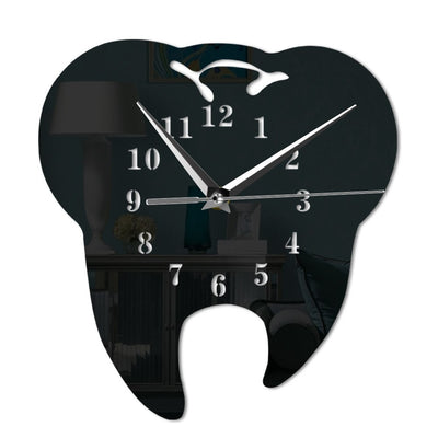 Acrylic Tooth Shape Wall Clock