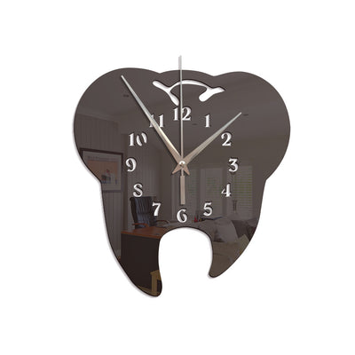 Acrylic Tooth Shape Wall Clock