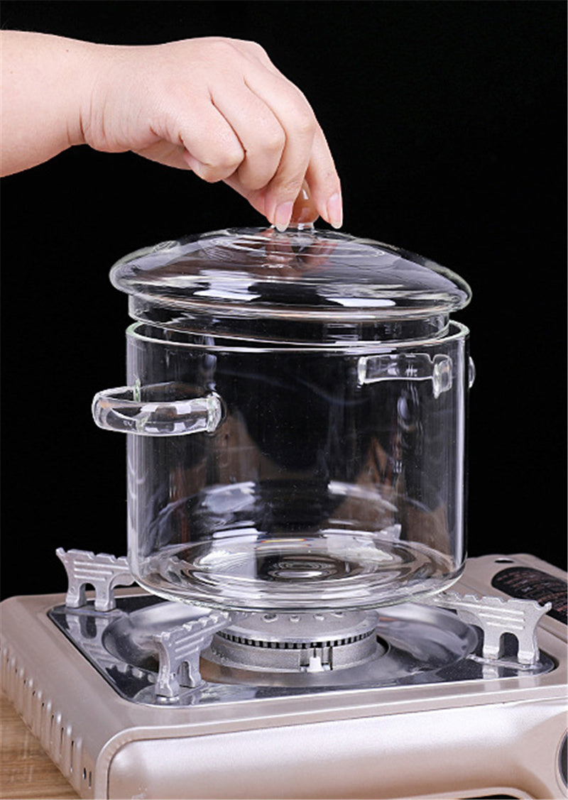 Glass Mini Soup Pot for Stove