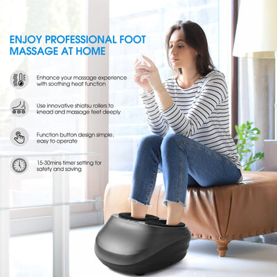 Shiatsu Foot Massager with Heat