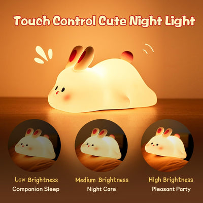 Cute LED Rabbit Night Light