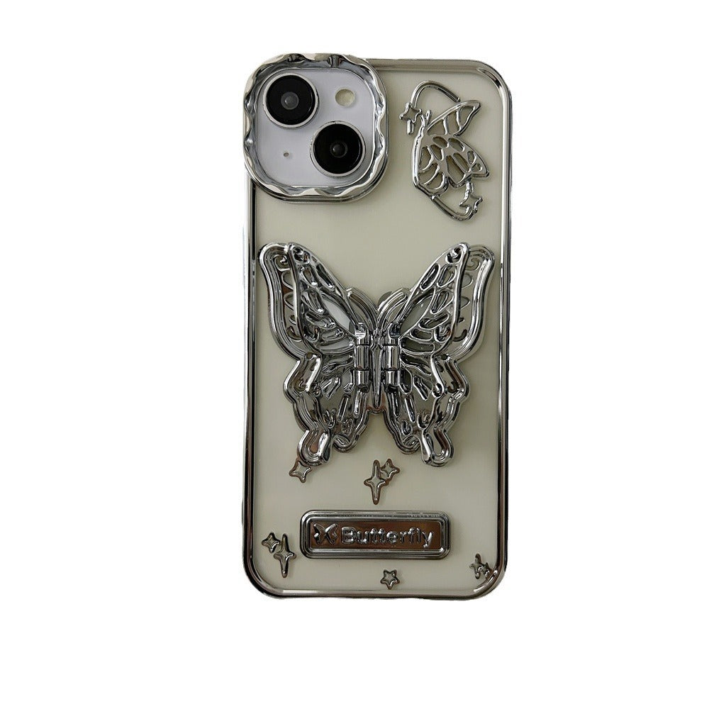 Electroplated Butterfly Bracket Phone Case