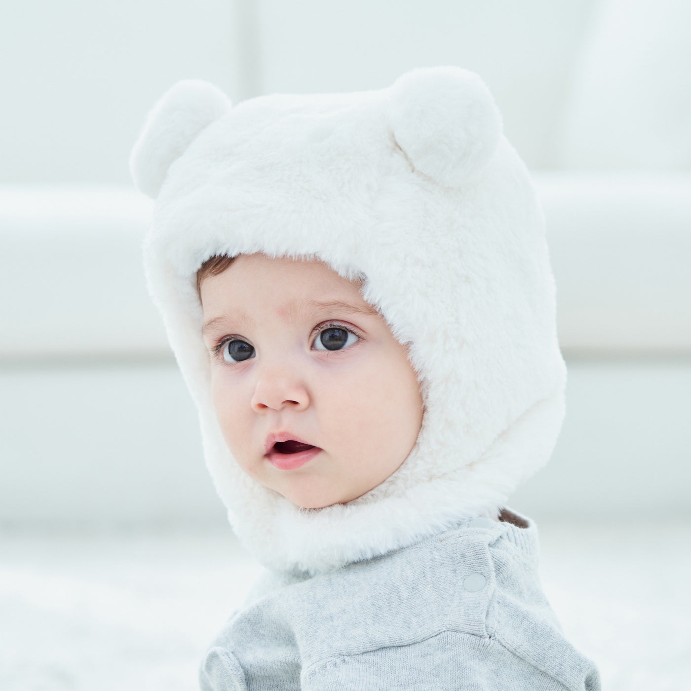 Children's Bib And Ear Protection Hat