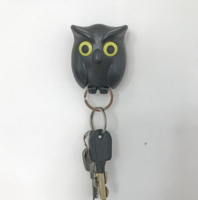 Night Owl Magnetic Wall Key Holder Wall Magnets Keep Keychains Hooks