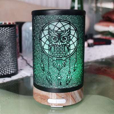 Owl aromatherapy machine silent humidifier