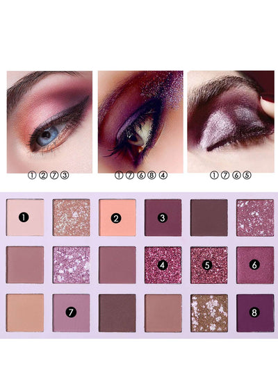 Desert Rose 18-Color Eyeshadow Palette