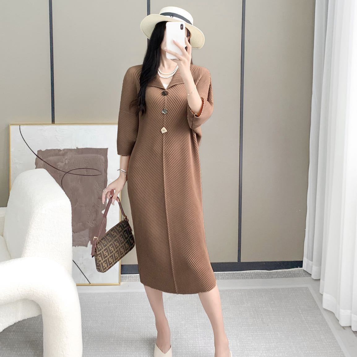 Loose Plus Size Temperament Mid-length Skirt Women's Clothing