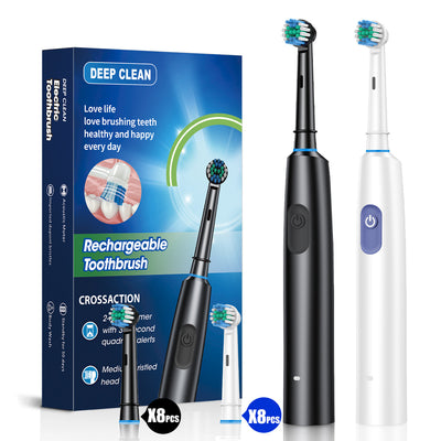 Rotating Round Head Electric Toothbrush Punching Style