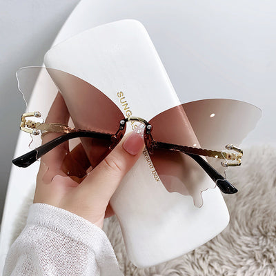 Gradient Butterfly Sunglasses