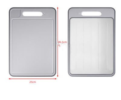 Double-Side Cutting Board with Knife Sharpener