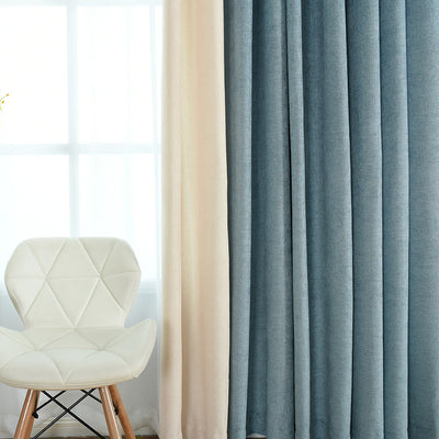 Solid Chenille High Shading Curtains