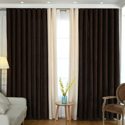 Solid Chenille High Shading Curtains