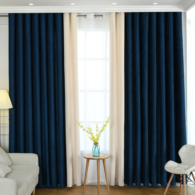 Solid Chenille High Shading Curtains