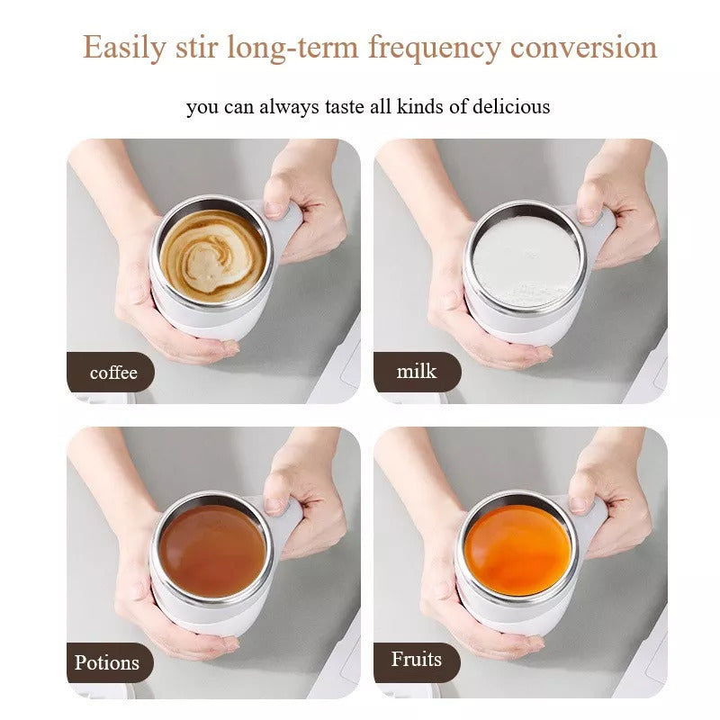 Rechargeable Model Automatic Stirring Cup Coffee Cup High Value Electric Stirring Cup Lazy Milkshake Rotating Magnetic Water Cup