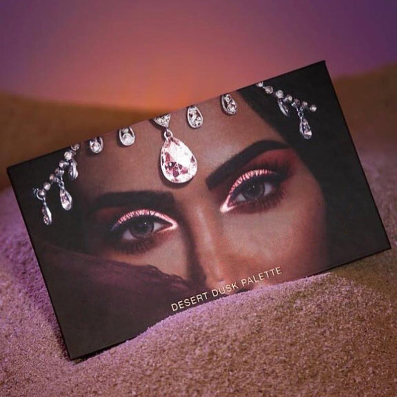 The new HD18 palette desert dusk glitter Eyeshadow Eye gloss matte Pearl