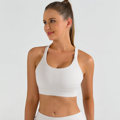 New European And American Nude Sports Bra Women's Breathable