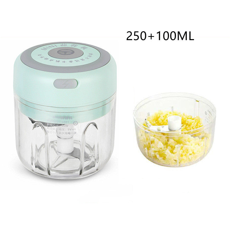 Mini Electric Garlic Chopper USB Charging Ginger Masher Machine Sturdy Durable Chili Vegetable Crusher Kitchen Tool