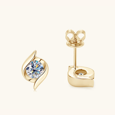 Luxury Moissanite Stud Earrings for Women