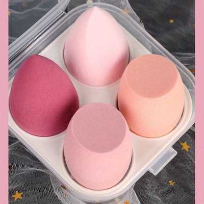 4-Piece Professional Makeup Sponge Set