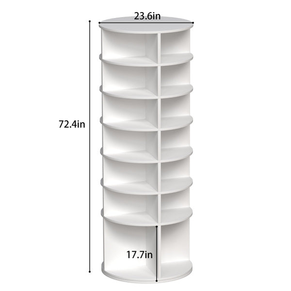 7-story Rotating Shoe Rack