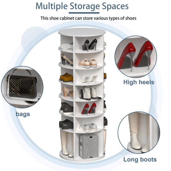 7-story Rotating Shoe Rack