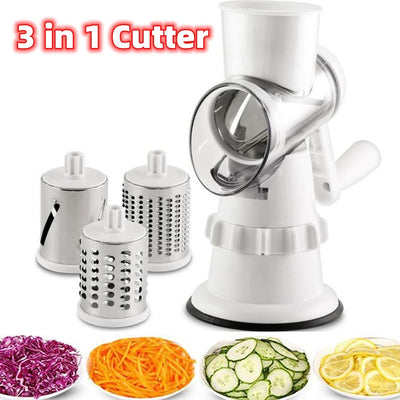 3-in-1 Vegetable Slicer & Grater