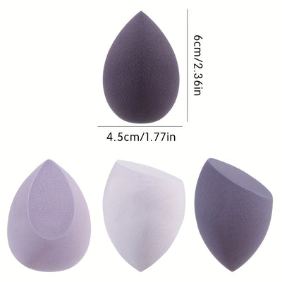 4-Piece Professional Makeup Sponge Set