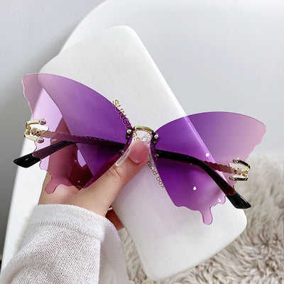 Gradient Butterfly Sunglasses