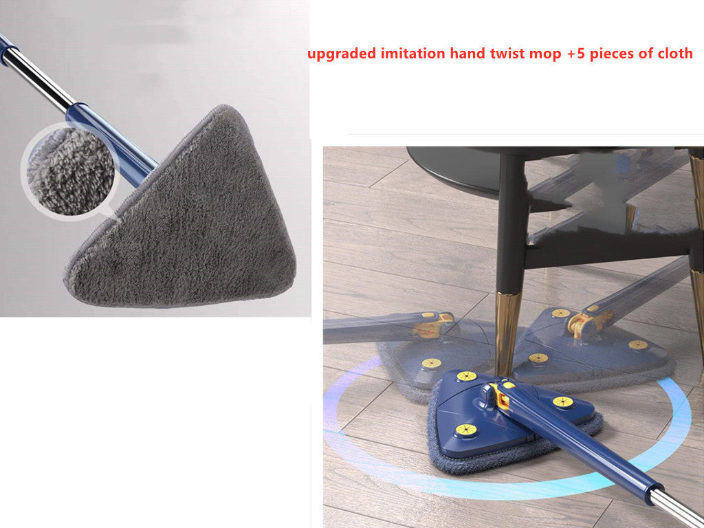 Extendable 360° Triangle Cleaning Mop