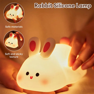 Cute LED Rabbit Night Light