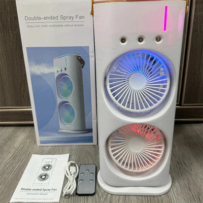 Double-Ended Portable Spray Fan