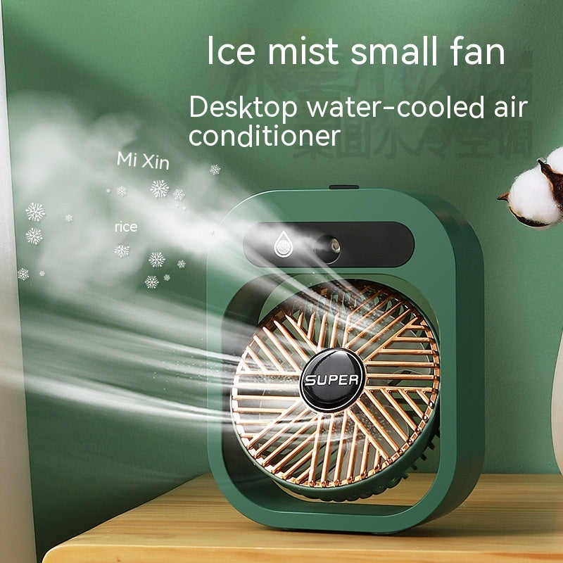 USB Rechargeable Misting Fan with 3 Speeds