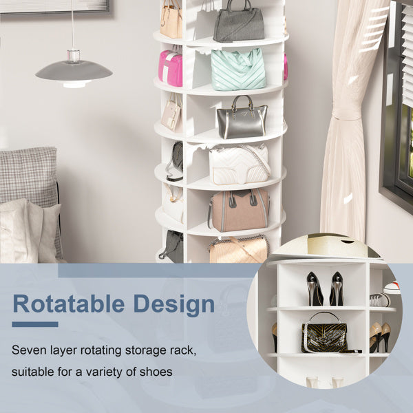 7-story Rotating Shoe Rack