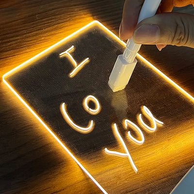 Creative LED Message Board Night Light