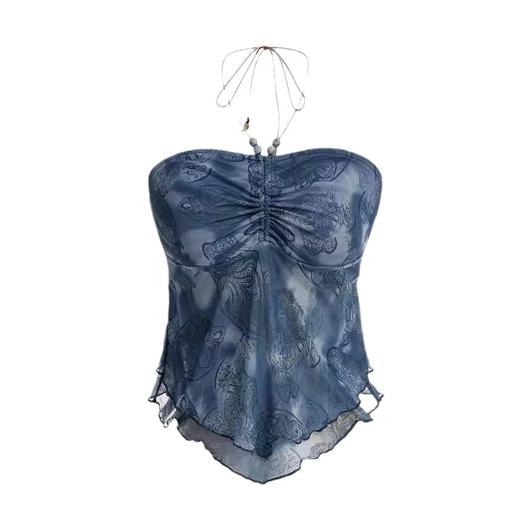 Tie-dyed Fashion Personalized Tube Top For Women