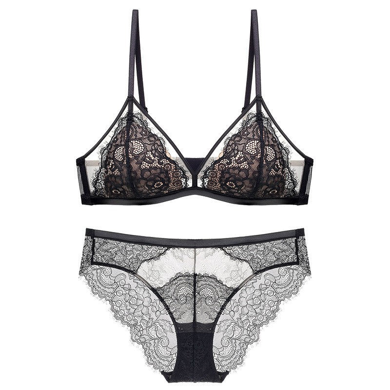 French Lace Sexy Wireless Bra