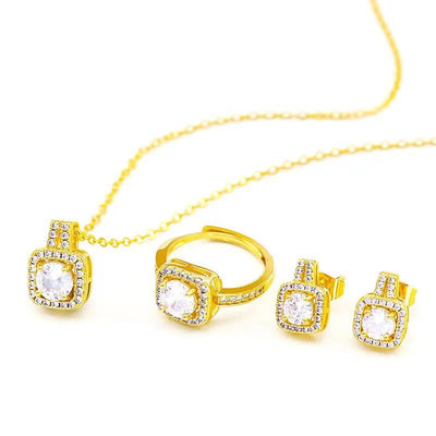 Zircon Gem Jewelry Set for Women