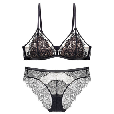 French Lace Sexy Wireless Bra