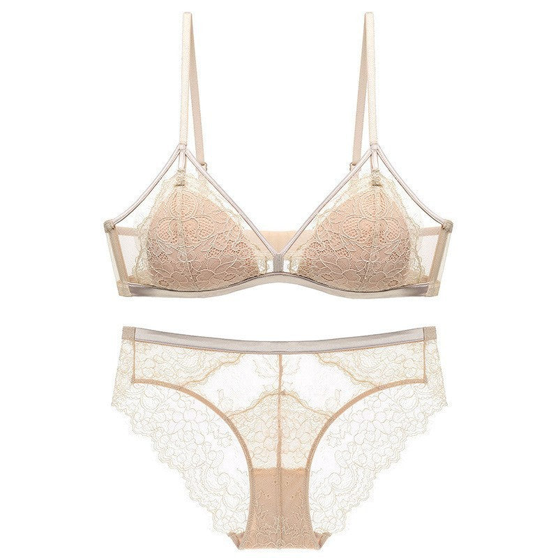 French Lace Sexy Wireless Bra