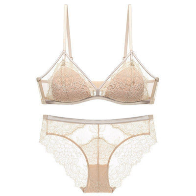 French Lace Sexy Wireless Bra