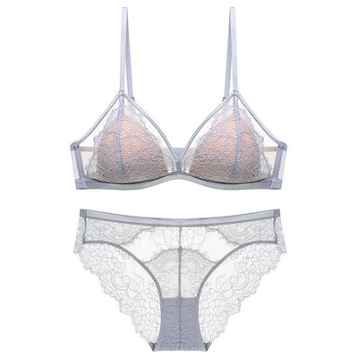 French Lace Sexy Wireless Bra