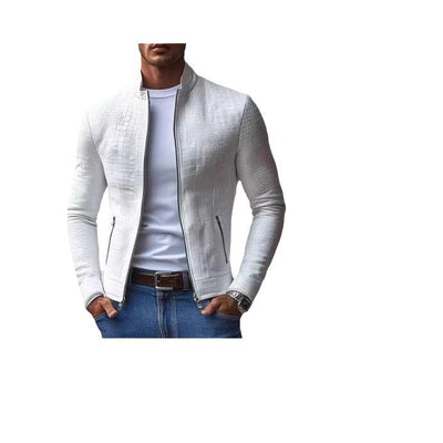 Men's Stand Collar Business Casual Jacket Top