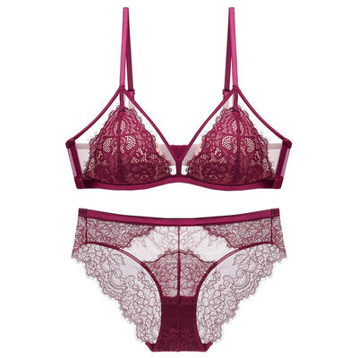 French Lace Sexy Wireless Bra