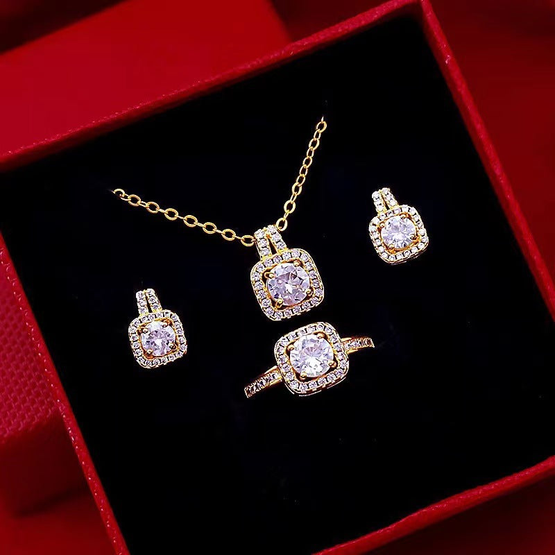 Zircon Gem Jewelry Set for Women