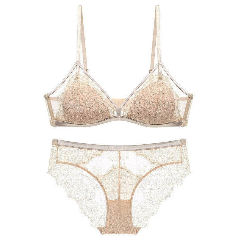 French Lace Sexy Wireless Bra